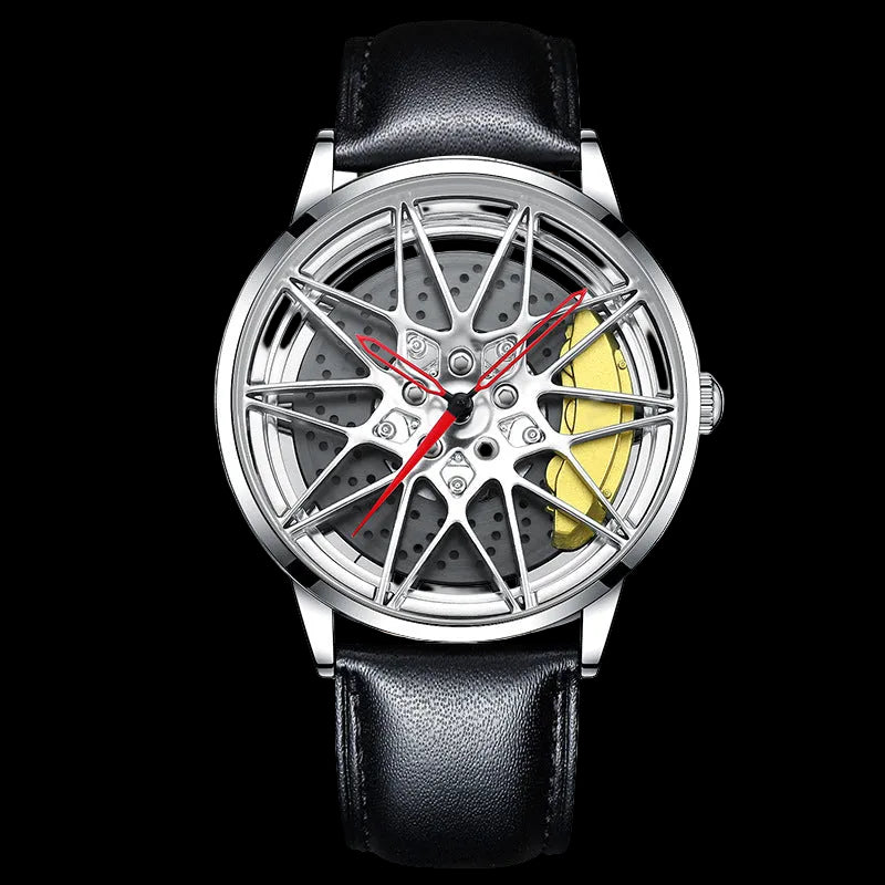 Forged Series Yellow Caliper Edition chronograph watch with yellow accent detailing